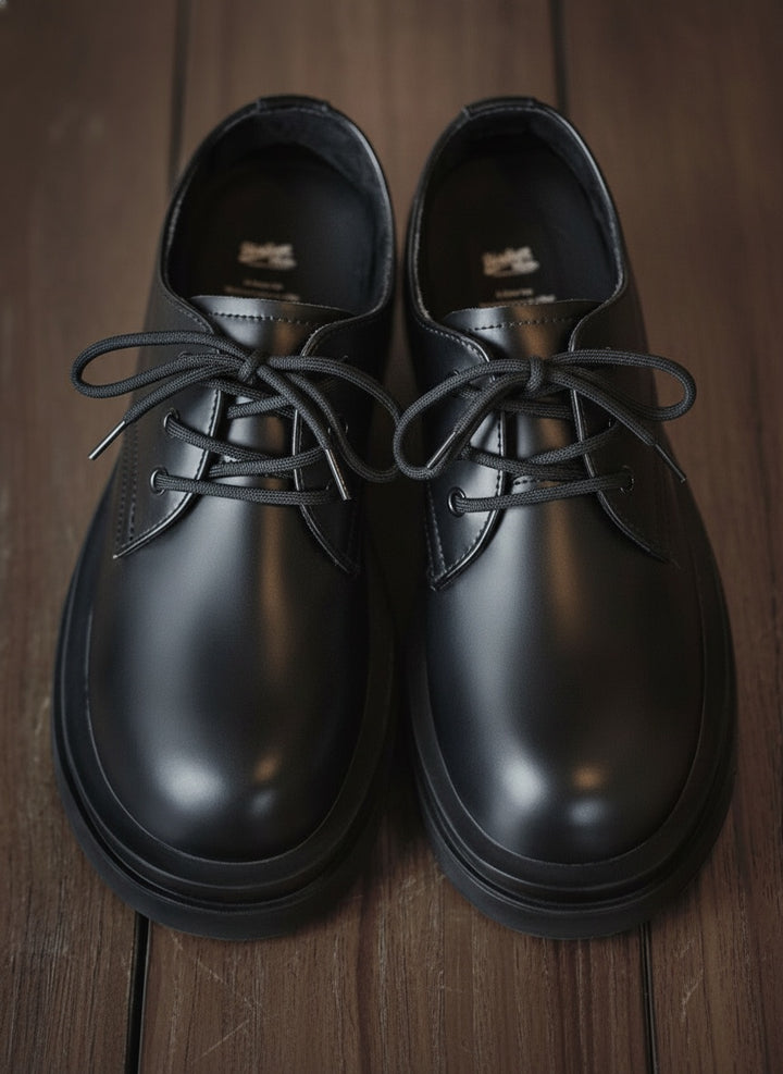 Modern Leather Platform Derby Shoes｜BM-SH-11