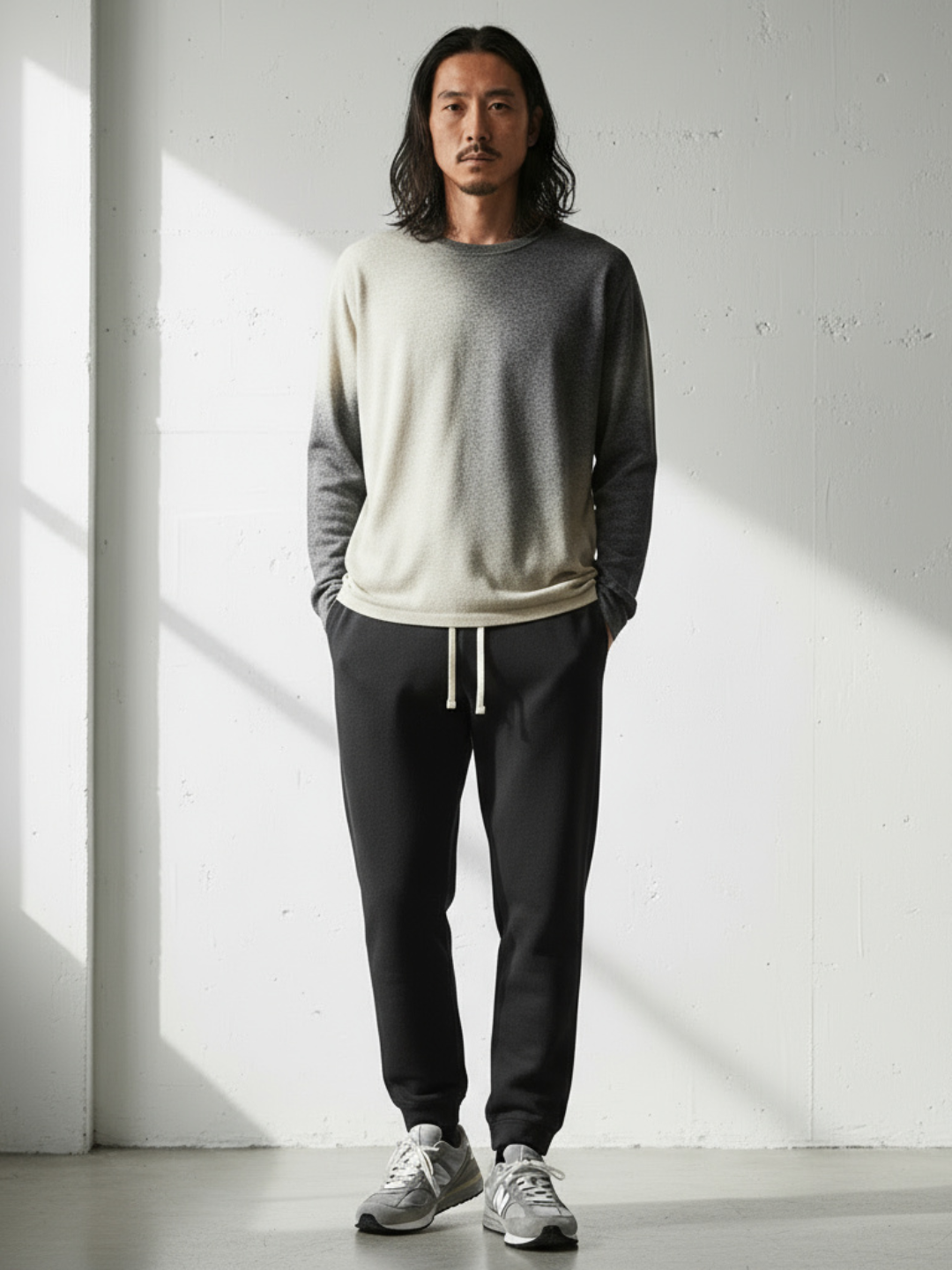 Soft Fleece Loose Fit Sweatpants｜BM-B-106