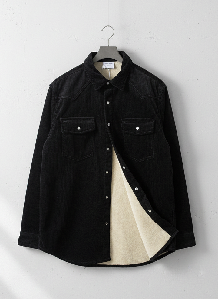 Corduroy Warm Padded Overshirt ｜BM-T-126