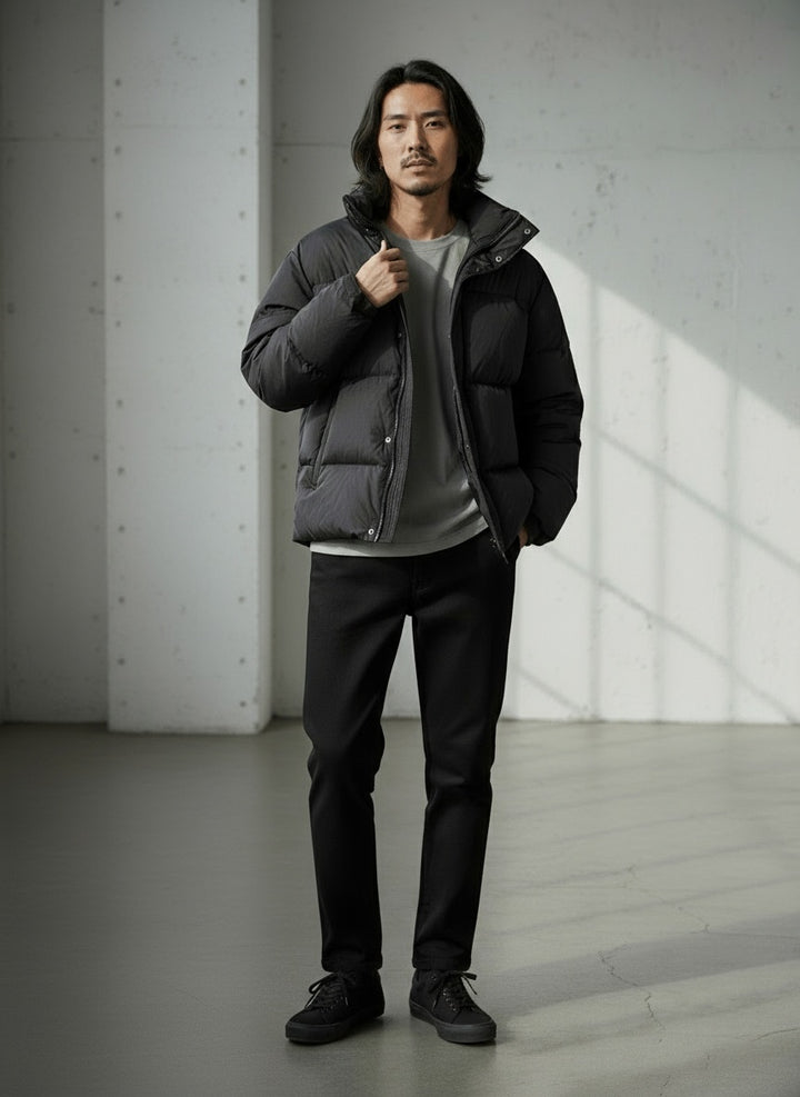 Weatherproof Warm Hooded Down Jacket｜BM-O-115