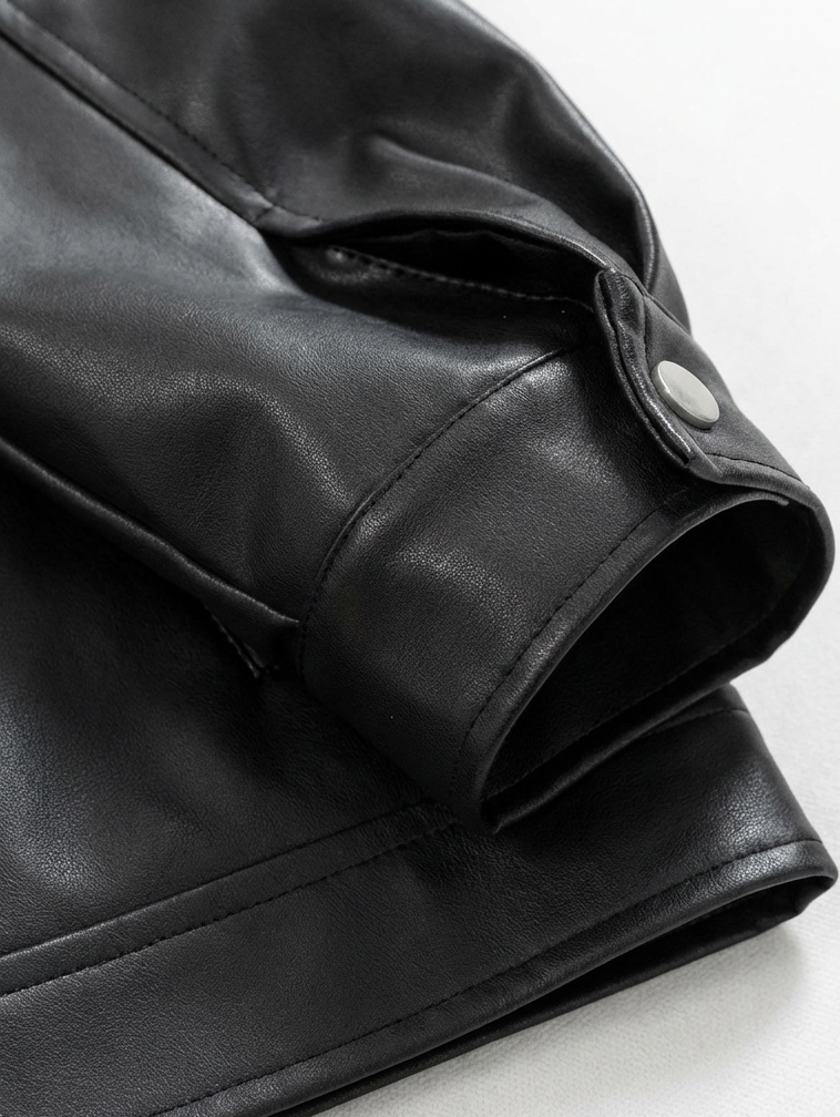 Smooth Leather Varsity Jacket｜BM-O-137