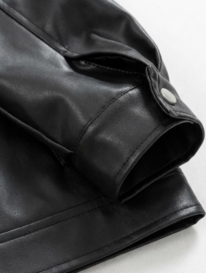 Smooth Leather Varsity Jacket｜BM-O-137