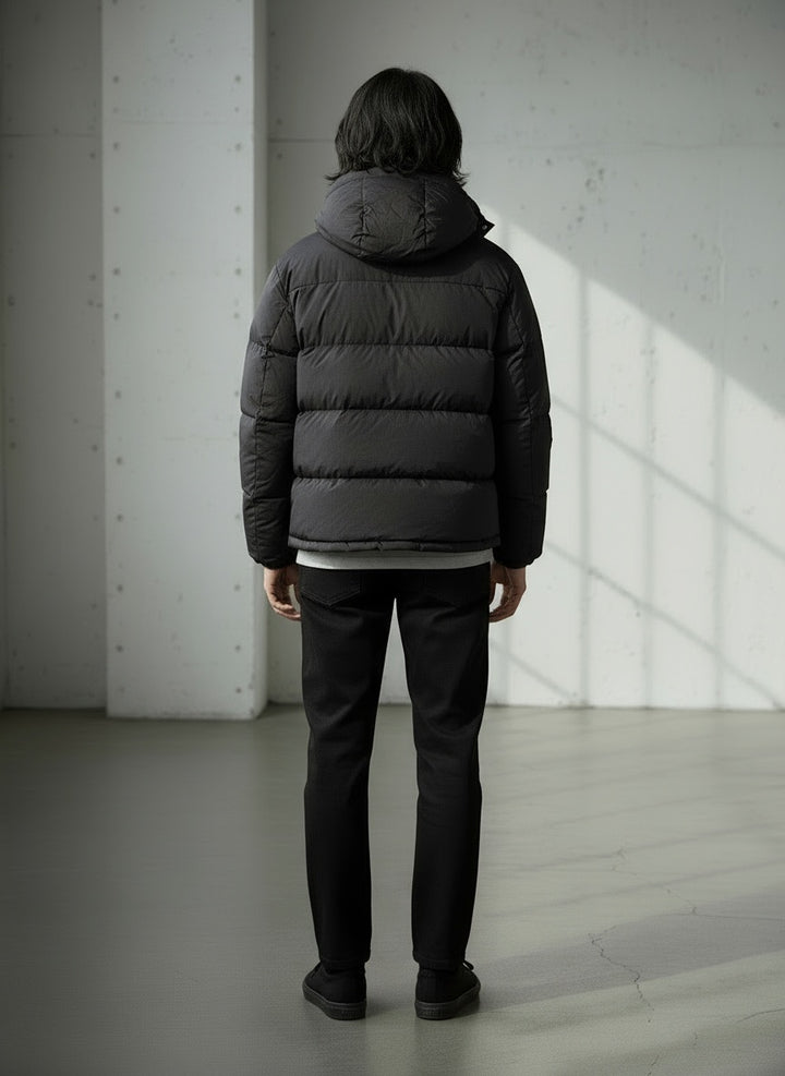 Weatherproof Warm Hooded Down Jacket｜BM-O-115