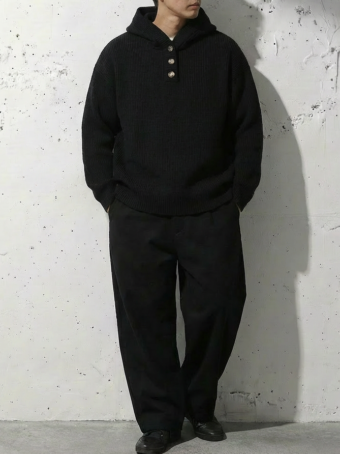 Urban Comfort Soft Hooded Sweater｜BM-T-141