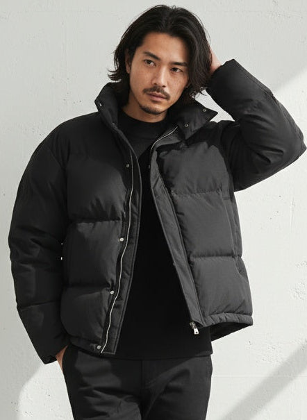 Padded Warm Jacket Black Casual｜BM-O-117