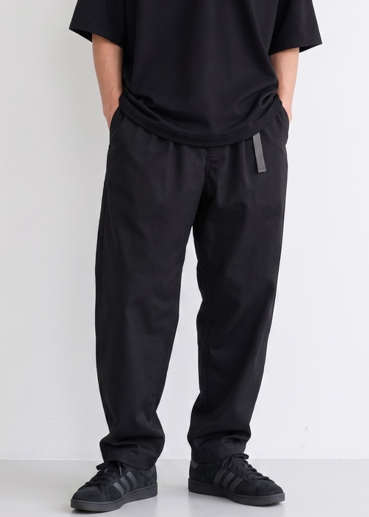 Loose Twill Tapered Chinos Pants｜BM-B-143