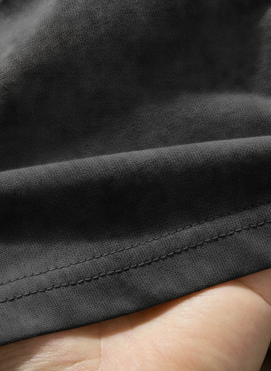 Vintage Texture Washed Half Sleeve Tee｜BM-T123