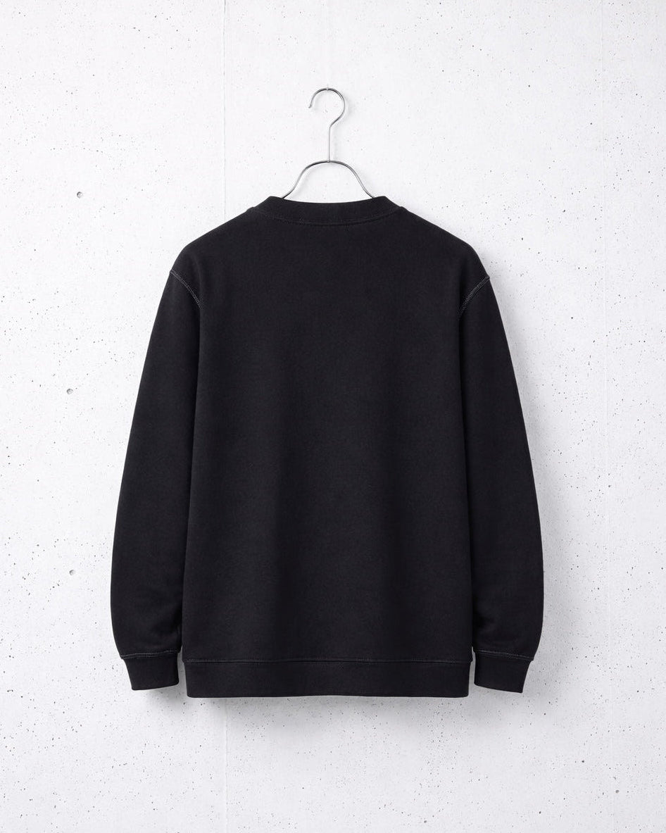 Contrast Stitch Urban Noir Sweatshirt｜BM-T-158