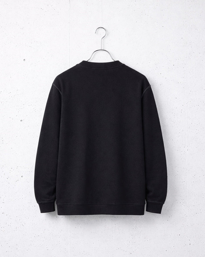Contrast Stitch Urban Noir Sweatshirt｜BM-T-158