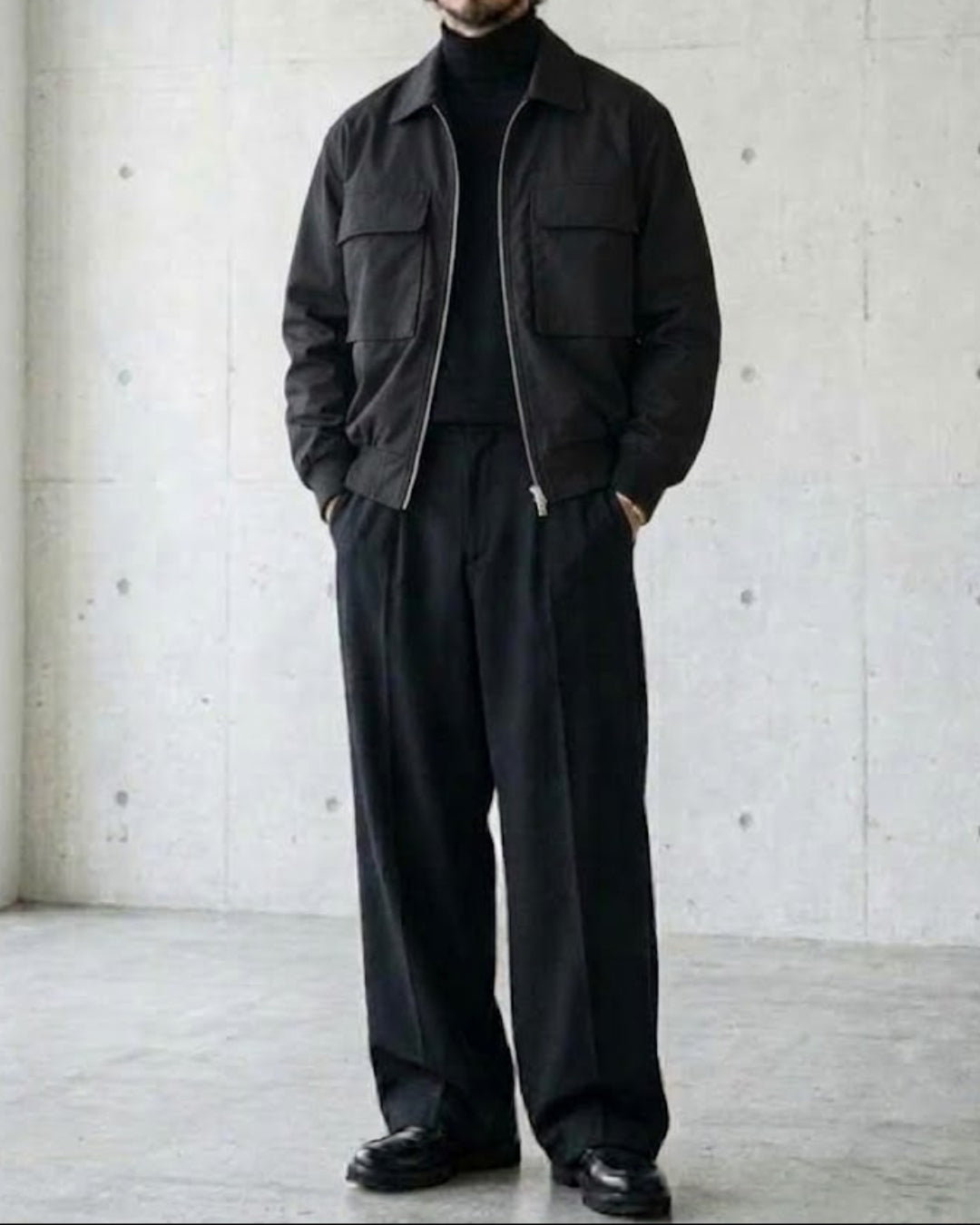 Lapel Flap Pocket Work Zip Jacket｜BM-O-149