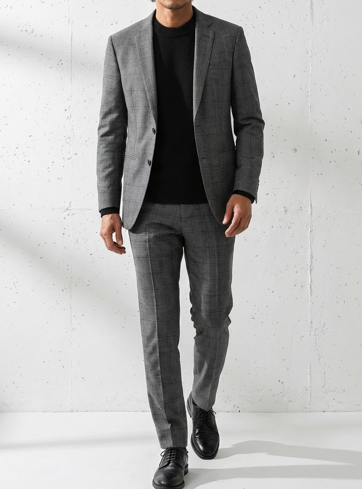 Plush Fleece Half-Turtleneck Sweater｜BM-T-129