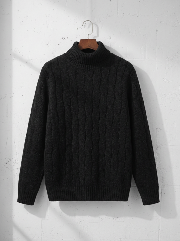 Thick Fleece Turtleneck Sweater｜BM-T-131