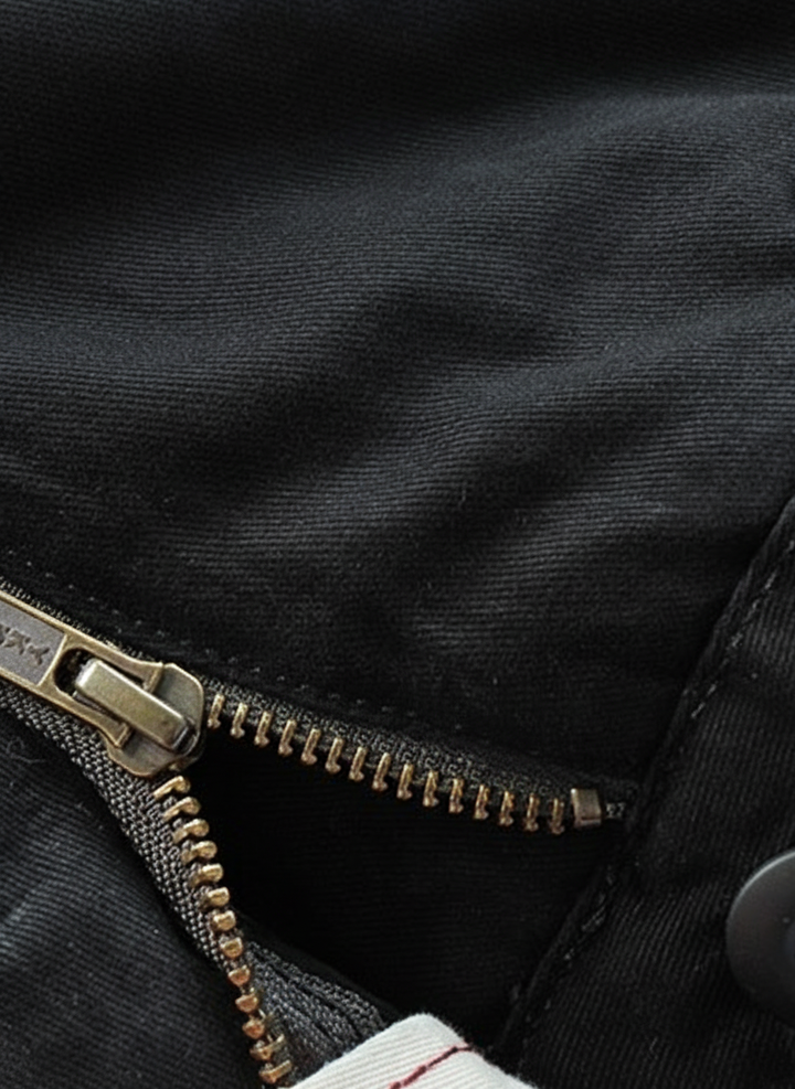 Thick Cotton Straight Workwear Pants｜BM-B-116