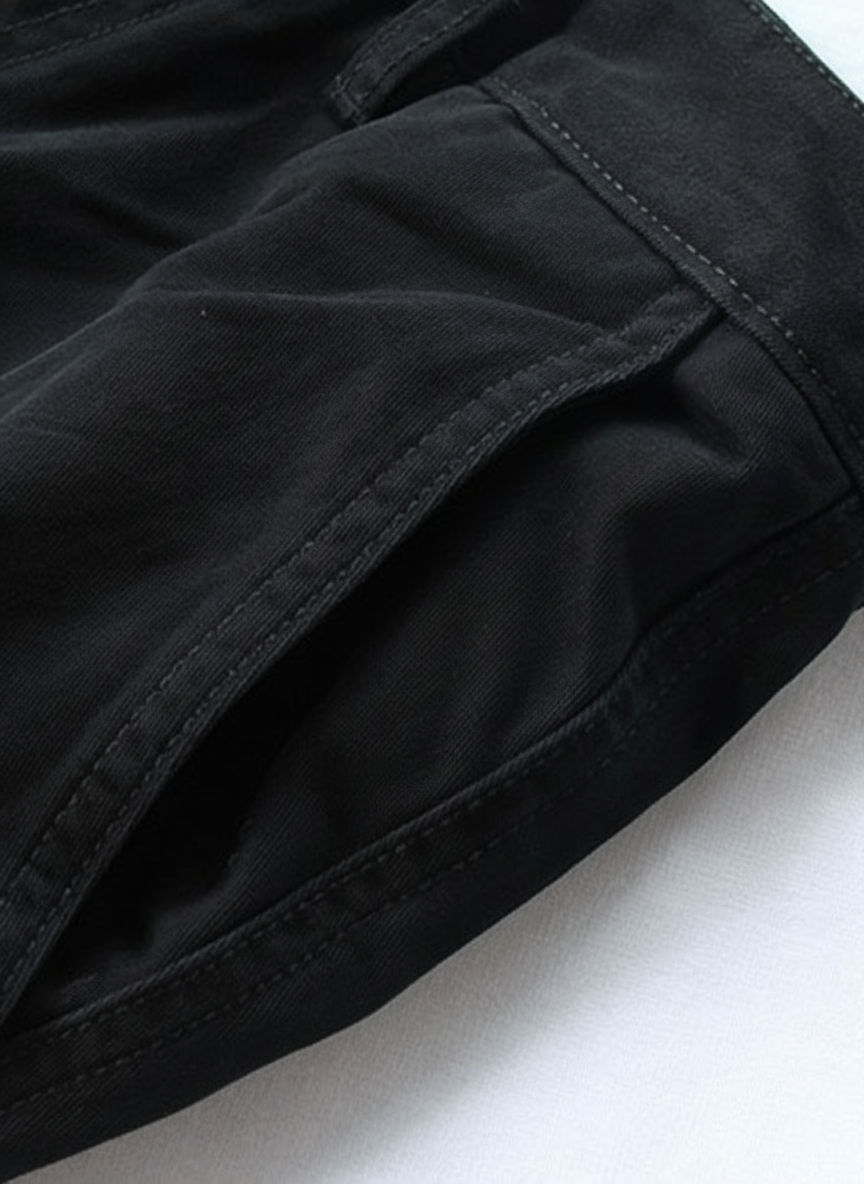 Thick Cotton Straight Workwear Pants｜BM-B-116