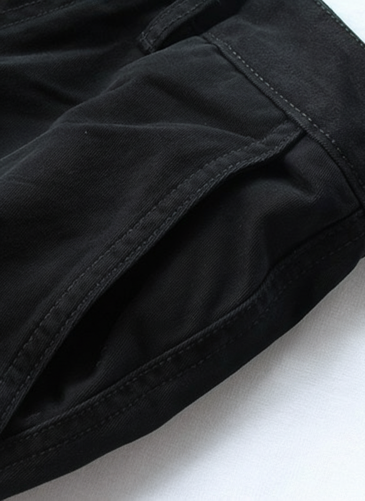Thick Cotton Straight Workwear Pants｜BM-B-116
