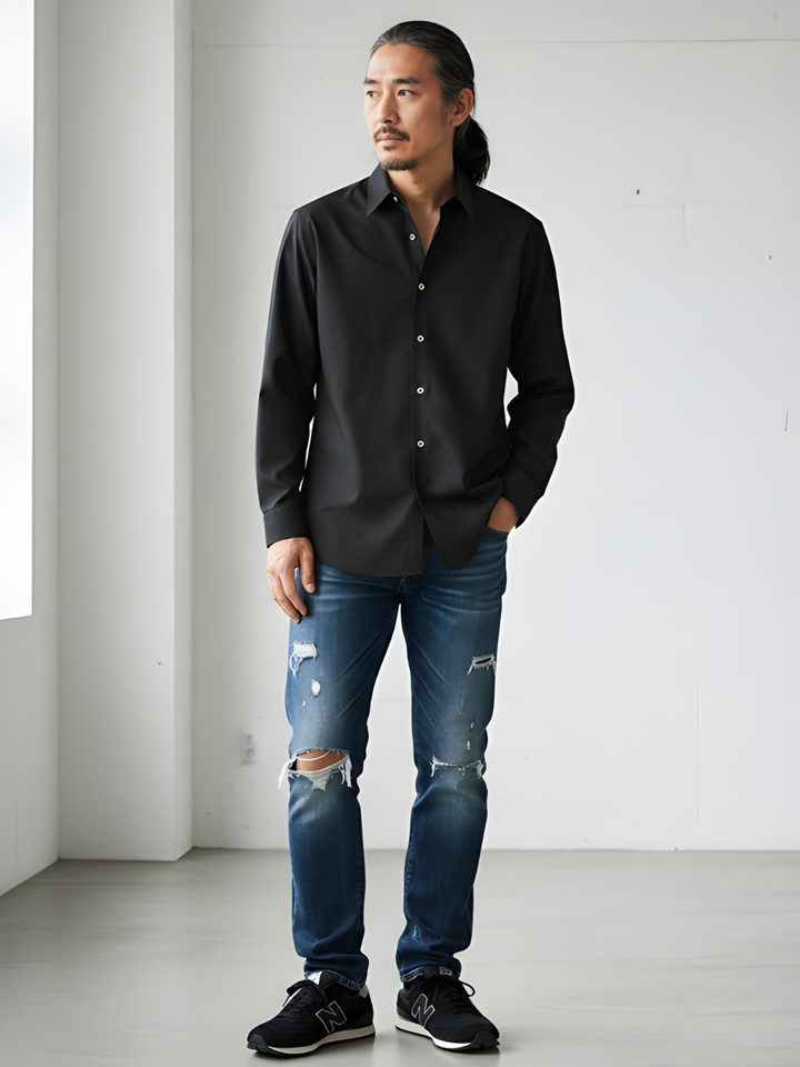 32s Fine Combed Fabric Casual Shirt｜BM-T-110
