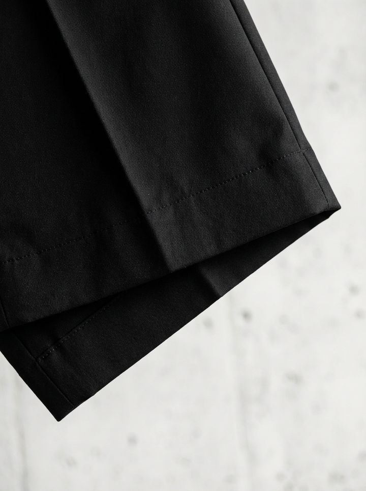 Double Pleats Draped Wide Pants ｜BM-B-122