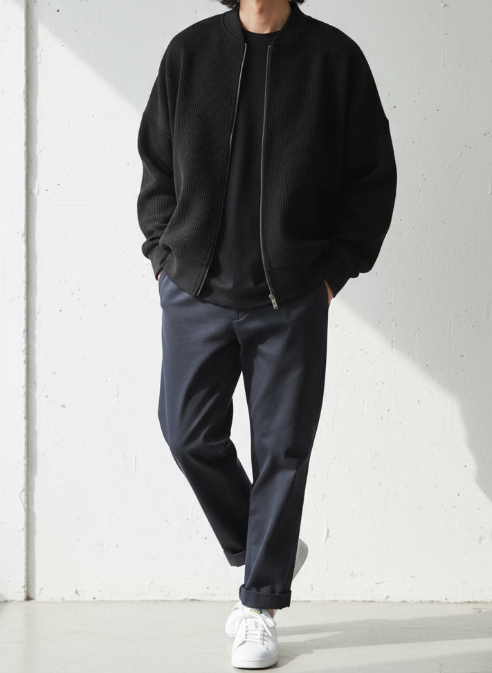 Tailored Fit Urban Casual Knit Outer｜BM-O-105