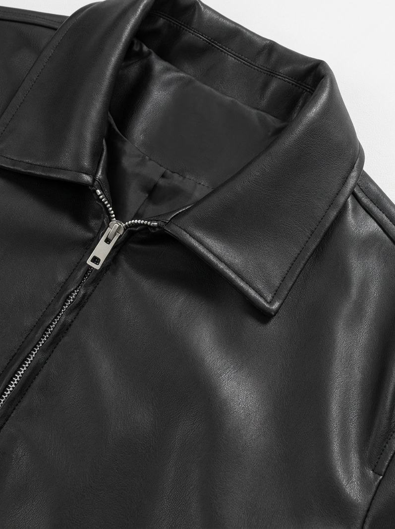 Smooth Leather Varsity Jacket｜BM-O-137