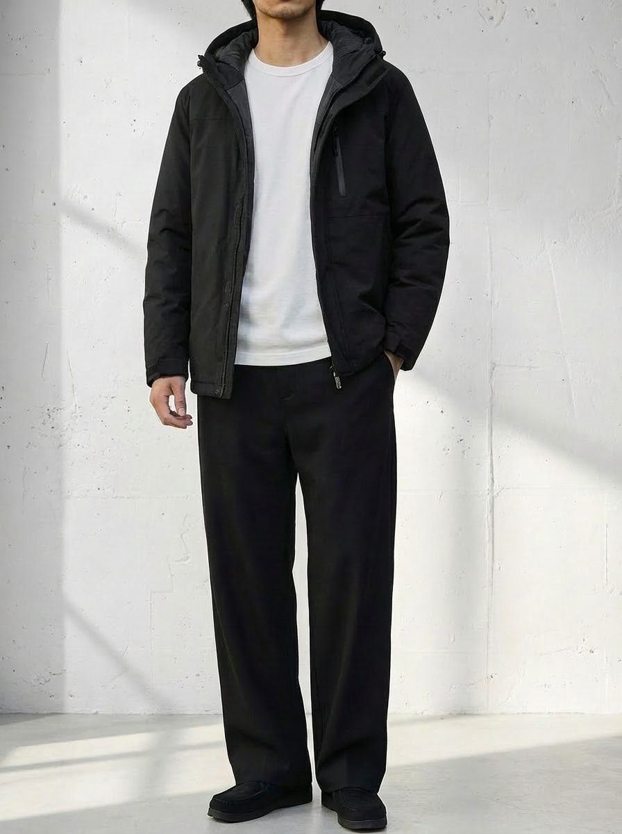 Silver Ion Thermal Reflect Hooded Jacket｜BM-O-134