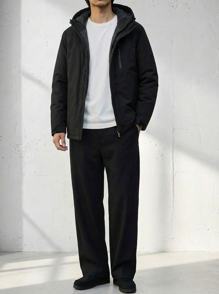 Silver Ion Thermal Reflect Hooded Jacket｜BM-O-134