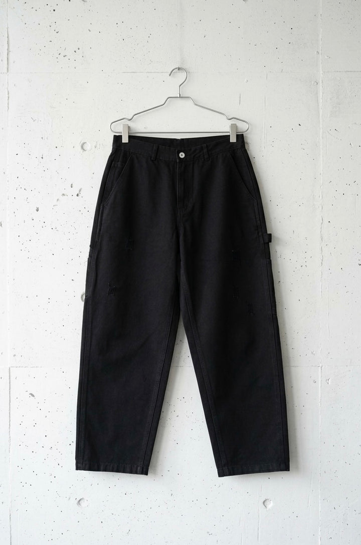 Vintage-Washed Pearl Canvas Work Pants｜BM-B-137