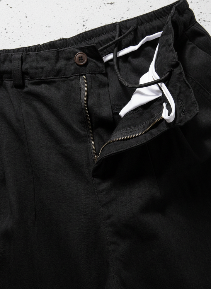 Cotton Wide-Leg Loose Fit Pants｜BM-B-117