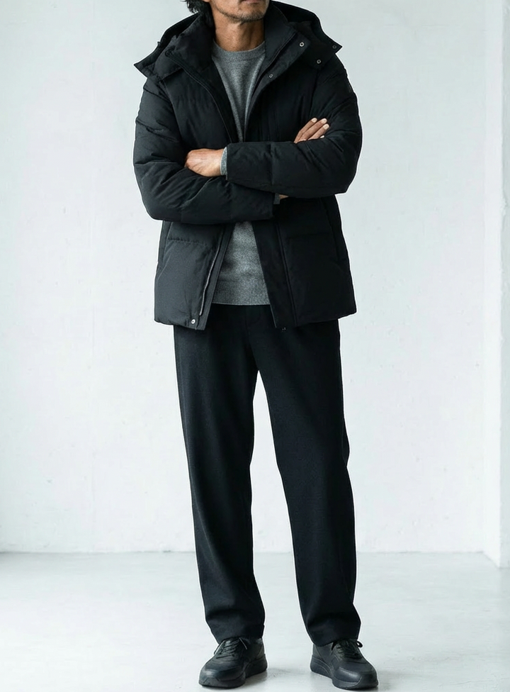 Minimal White Duck Down Jacket｜BM-O-127