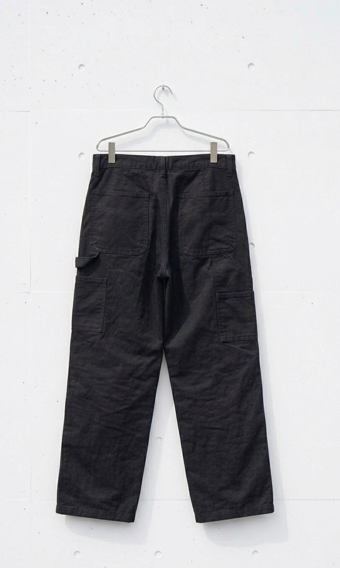 Vintage-Washed Pearl Canvas Work Pants｜BM-B-137