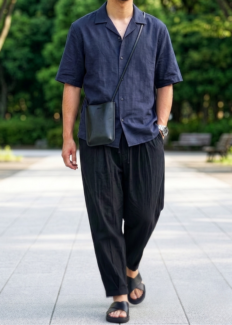 Light & Breathable Fabric Joggers｜BM-B-145