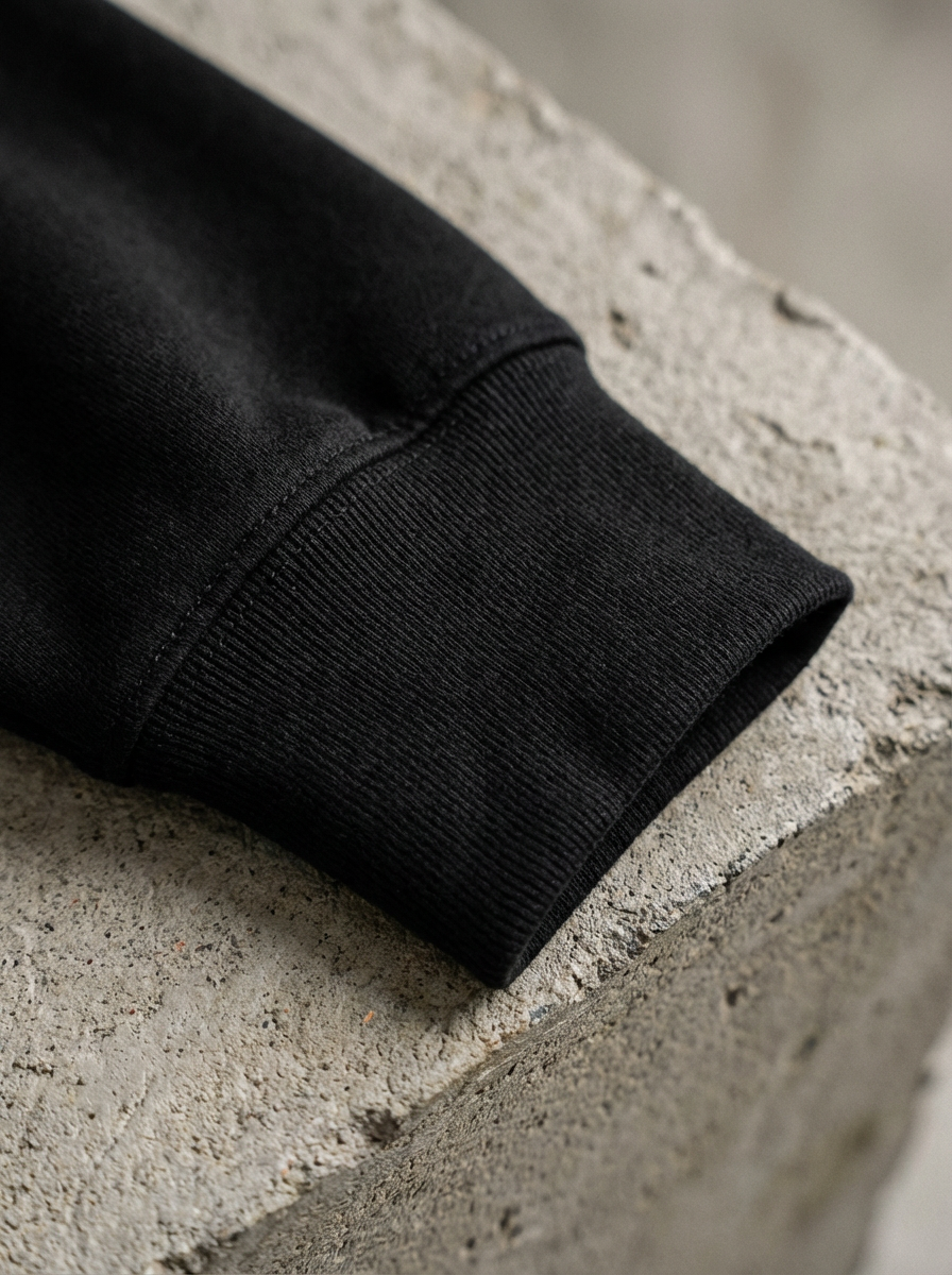 Premium 300g Cotton Mock Neck Long Sleeve｜BM-T-140