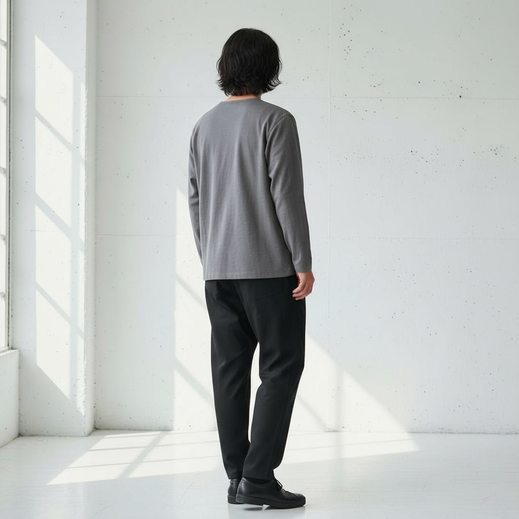 Easy Care Relaxed Fit Tapered Pants｜BM-B-109