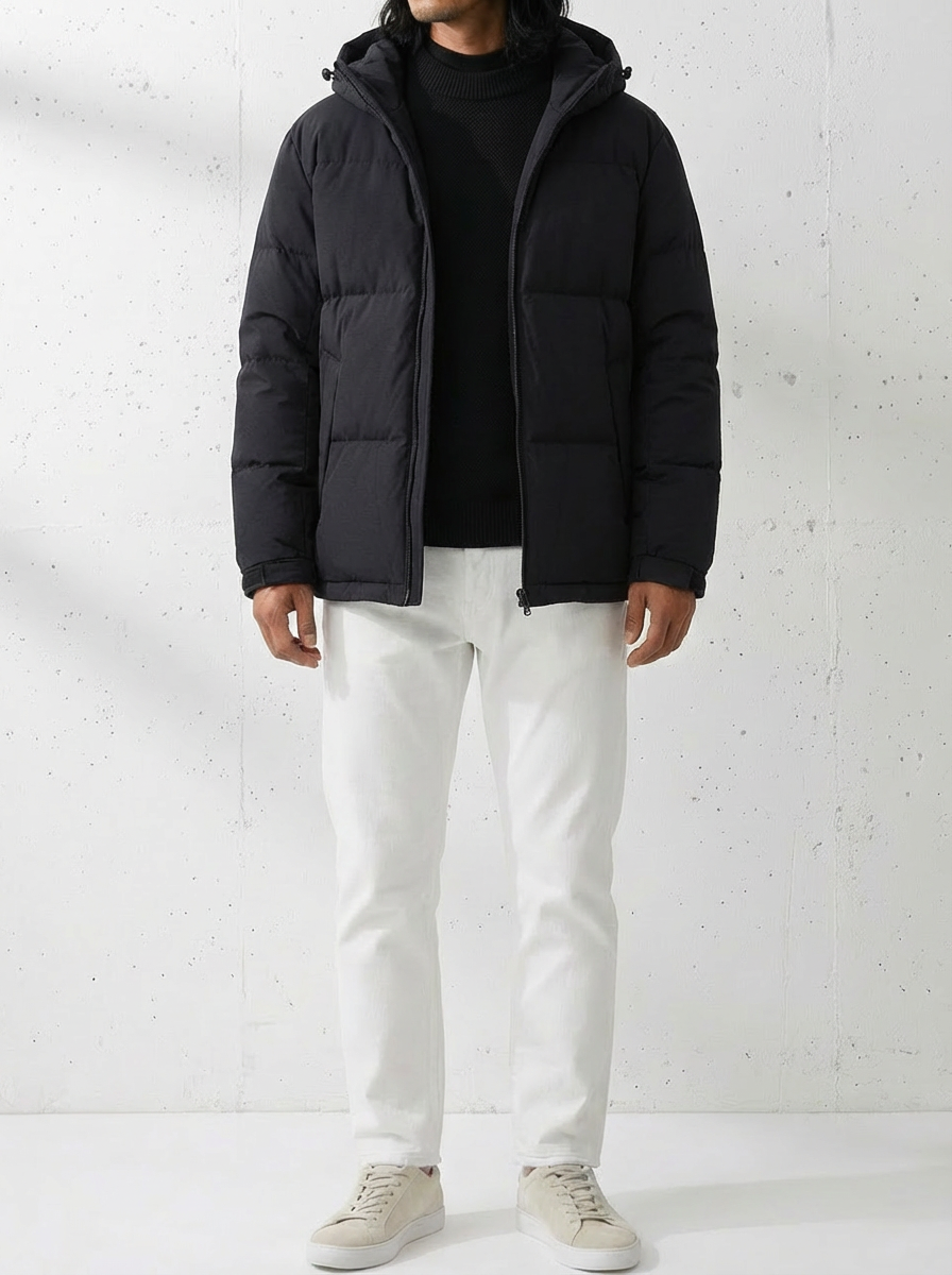 Hooded Design Down Jacket ｜BM-O-131