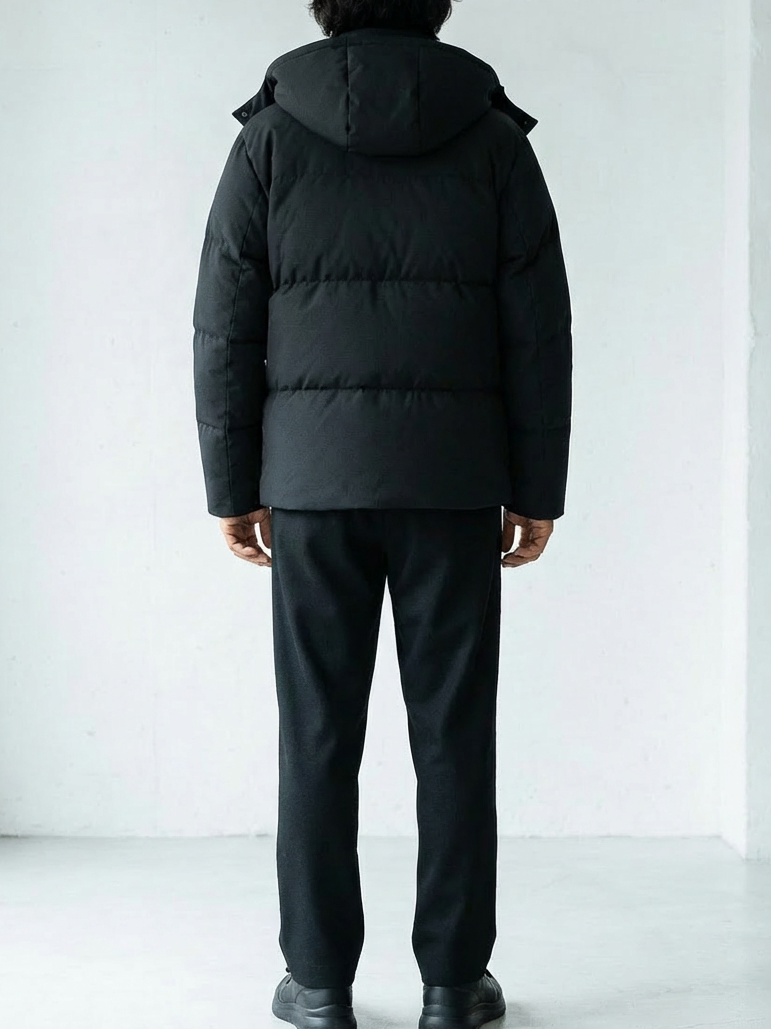 Minimal White Duck Down Jacket｜BM-O-127