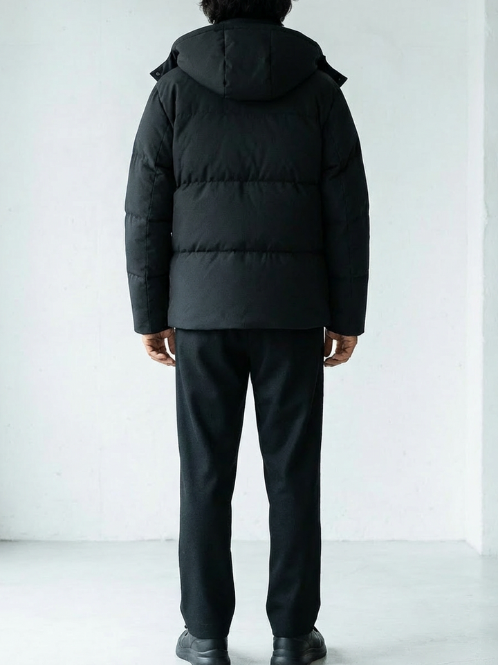 Minimal White Duck Down Jacket｜BM-O-127