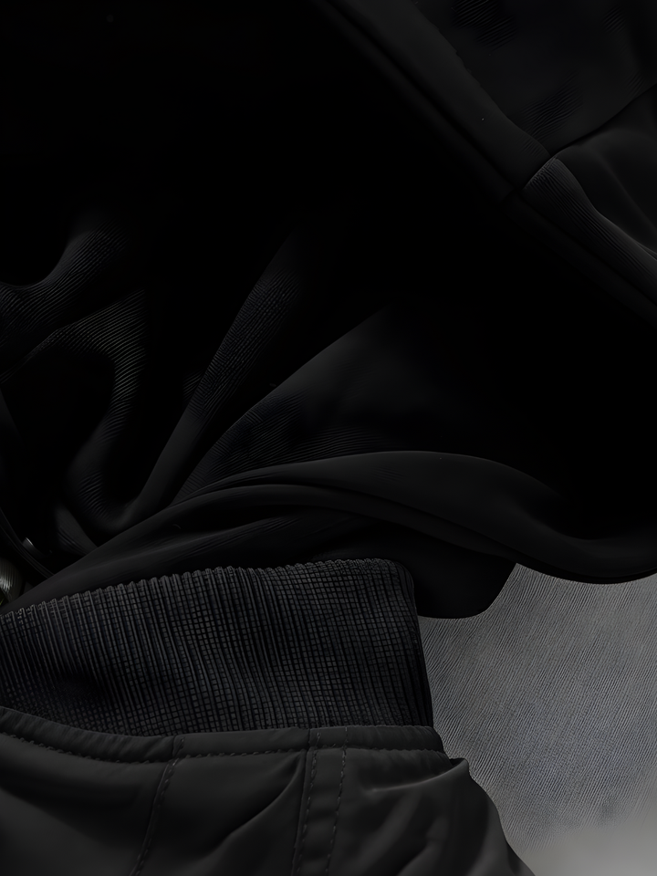 Layered Style Hood Warm Bomber Jacket ｜BM-O-121