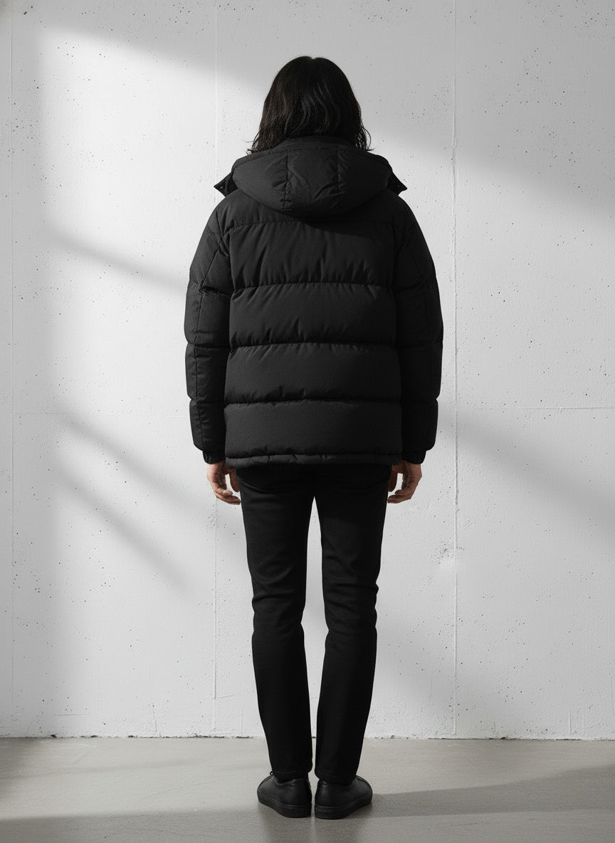 White Duck Insulated Down Coat｜BM-O-119