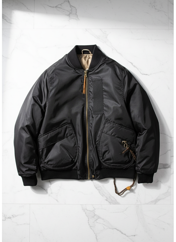 90% White Duck Down Bomber Jacket｜BM-O-124