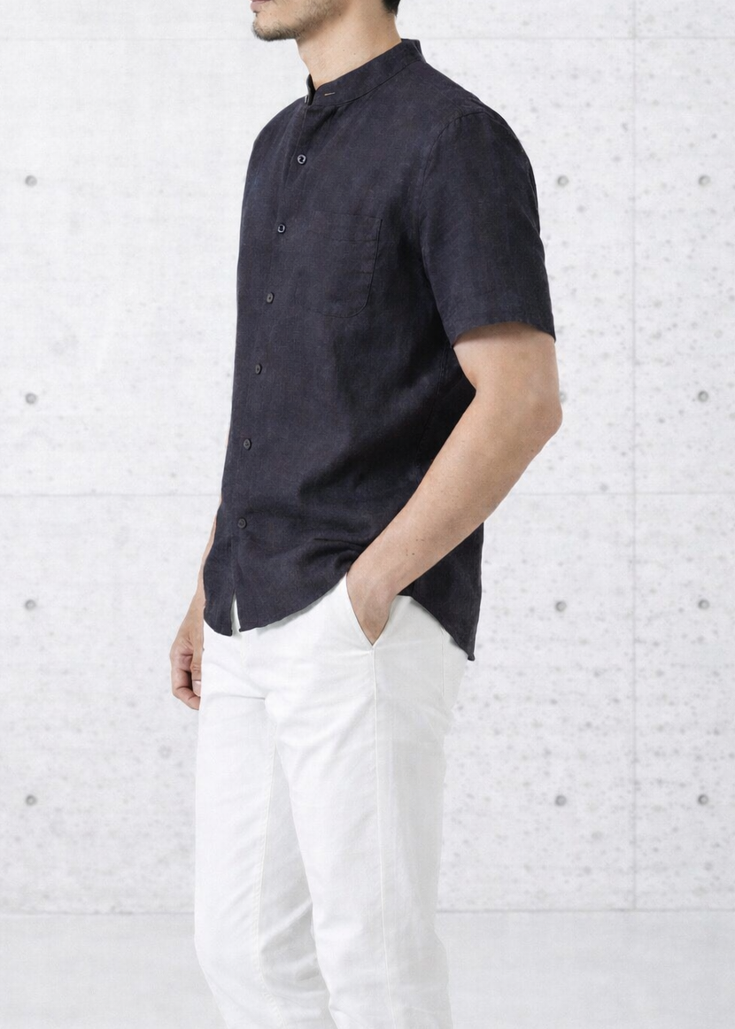 Dignified Square Collar Casual Noir｜BM-T-162