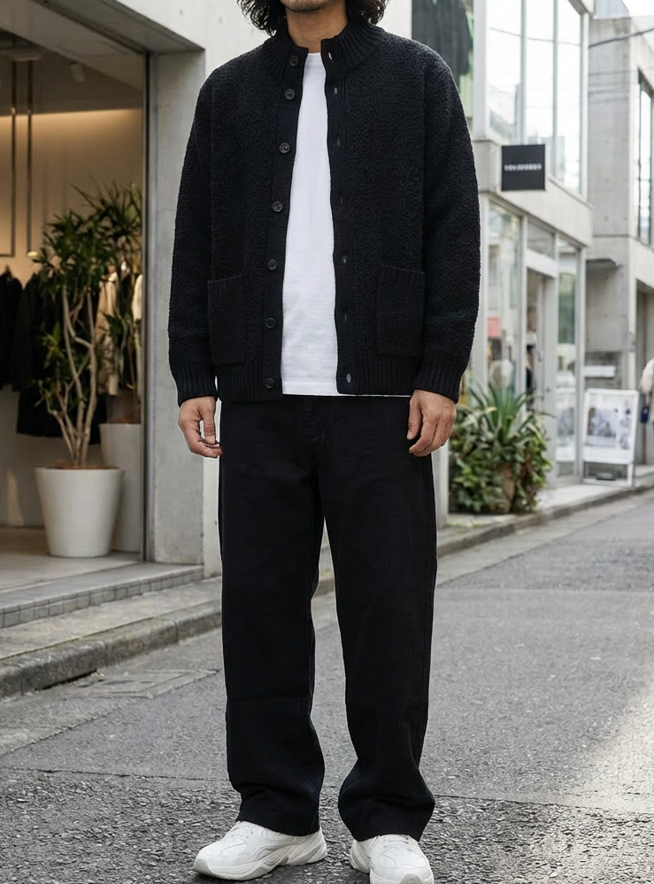 Soft Textured Knit Cardigan ｜BM-T-130