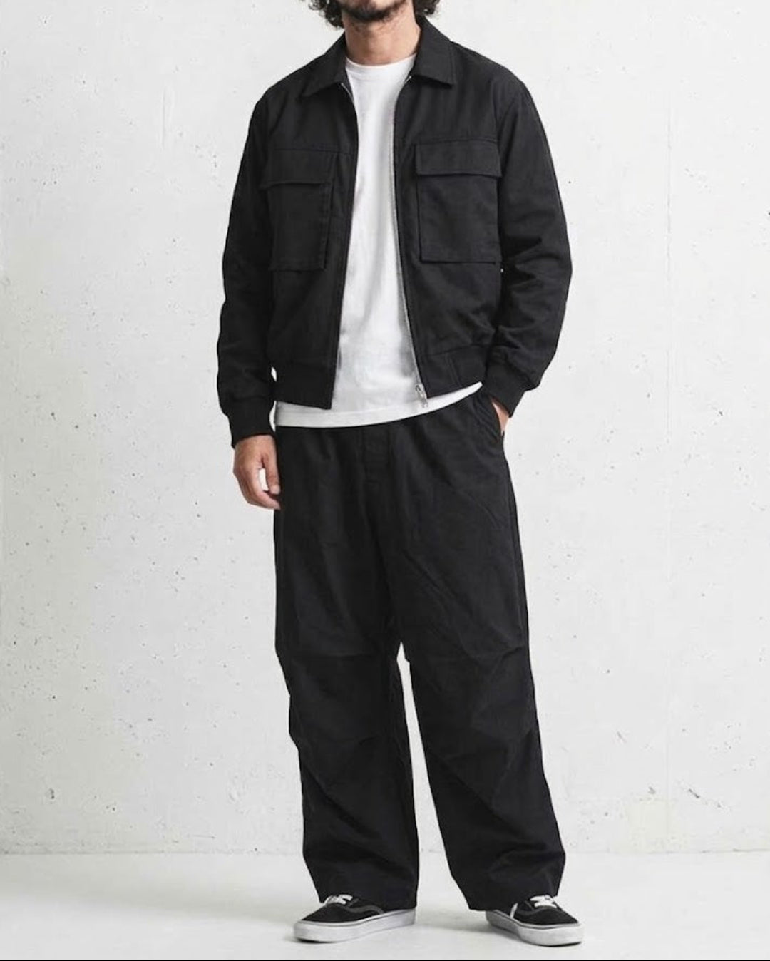 Lapel Flap Pocket Work Zip Jacket｜BM-O-149
