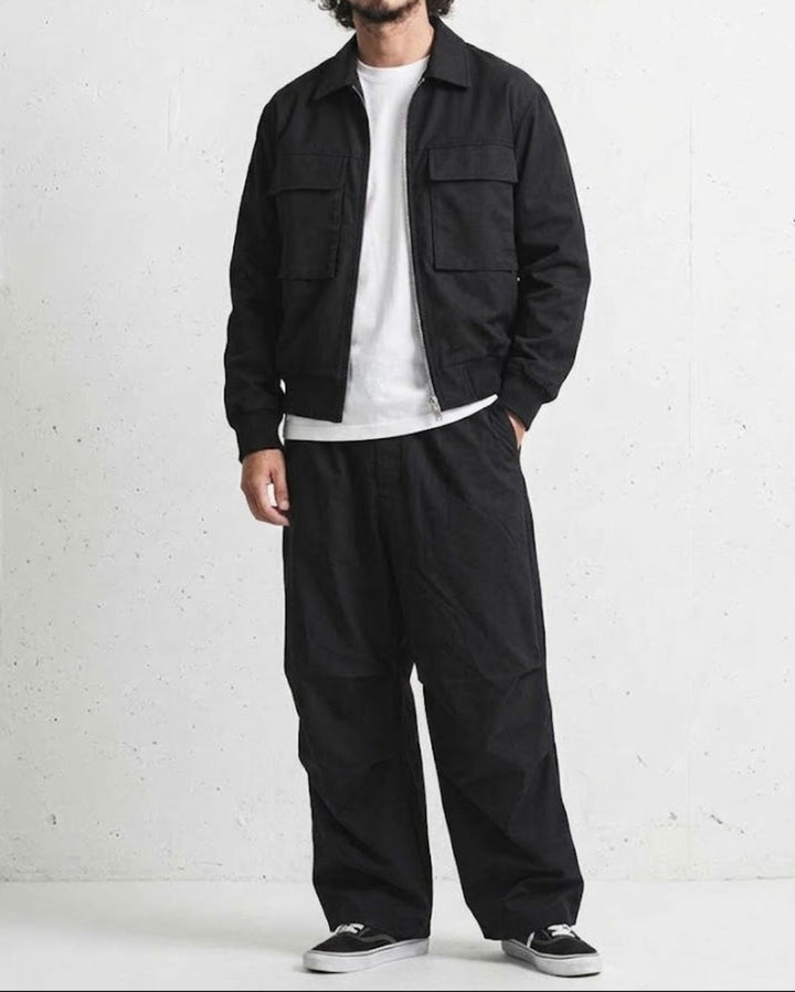 Lapel Flap Pocket Work Zip Jacket｜BM-O-149