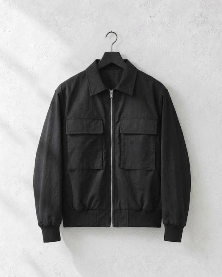 Lapel Flap Pocket Work Zip Jacket｜BM-O-149