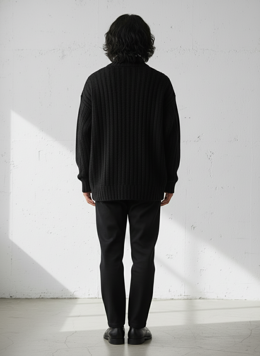 Loose Silhouette Knit Cardigan Jacket｜BM-T-118