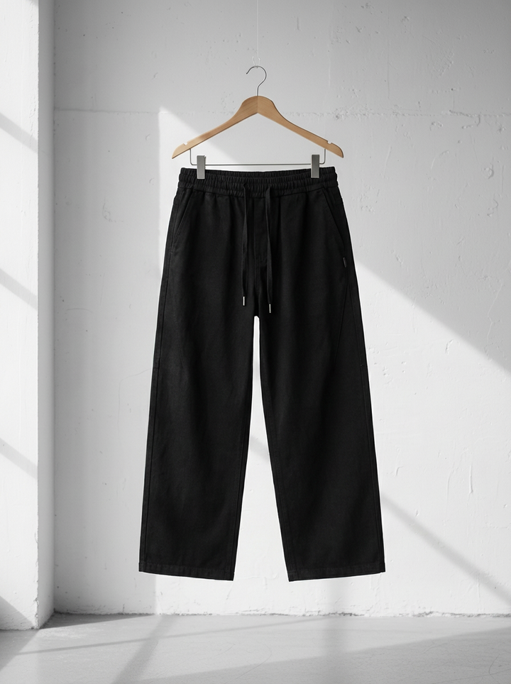 Wide Straight Relaxed Fit Trousers｜BM-B-125