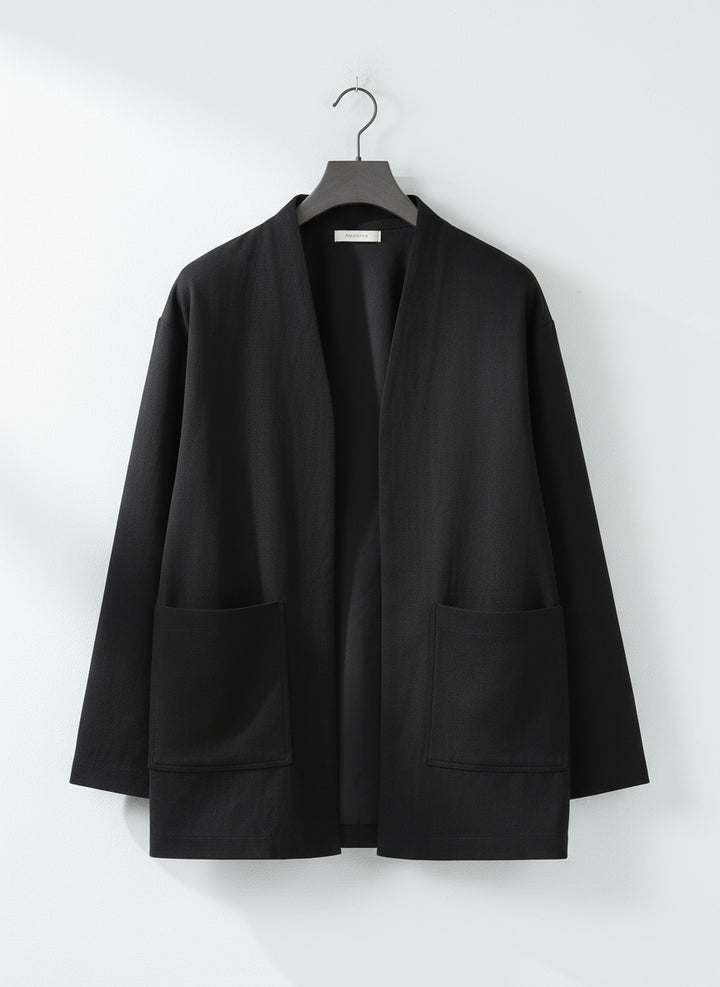 Faux Suede Casual Suit Jacket｜BM-O-106