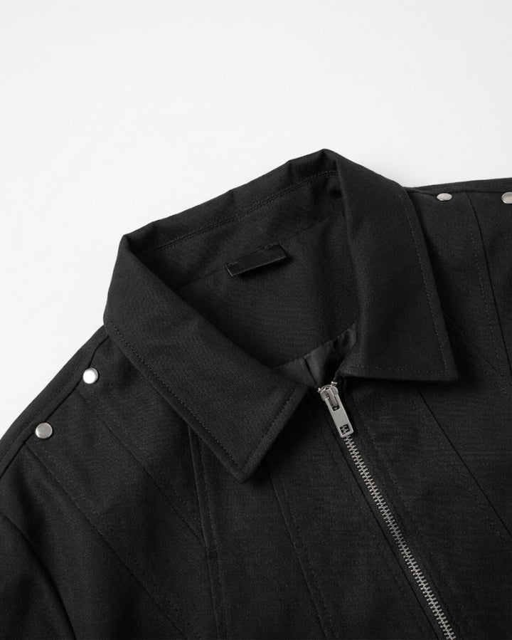 Deconstructed Panel Collared Zip Jacket｜BM-O-154