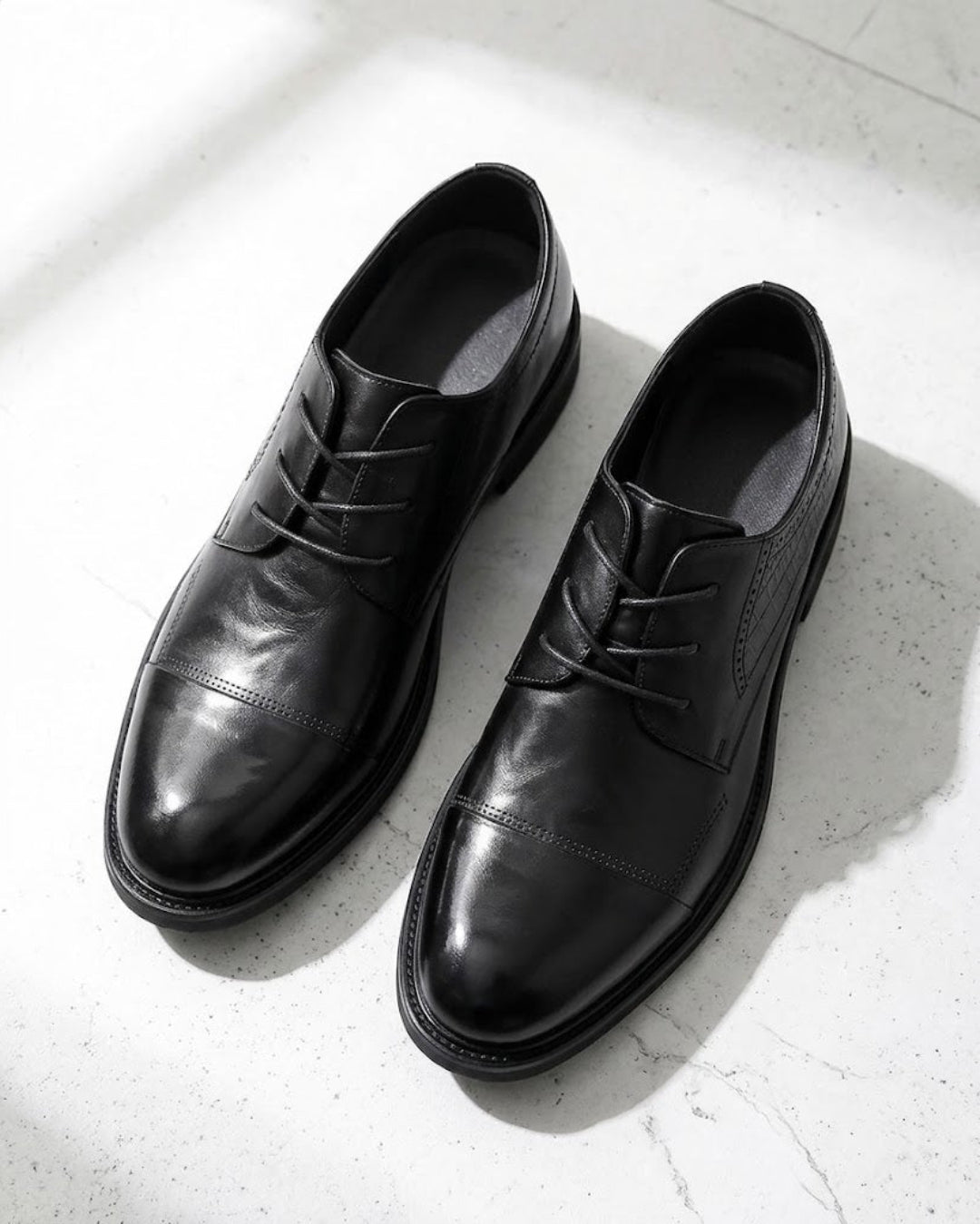 Breathable Leather Cap-Toe Business Shoes｜BM-SH-29
