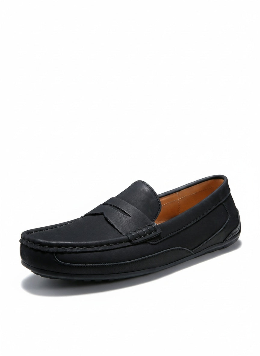 Crazy Horse Leather Driving Loafers｜BM-SH-15