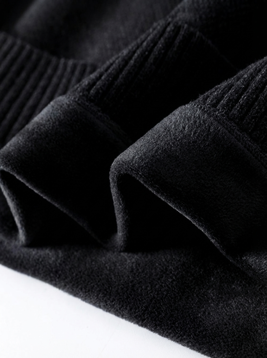 Plush Fleece Half-Turtleneck Sweater｜BM-T-129